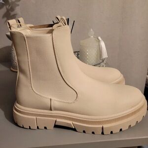 Primark Cream Ankle Boots